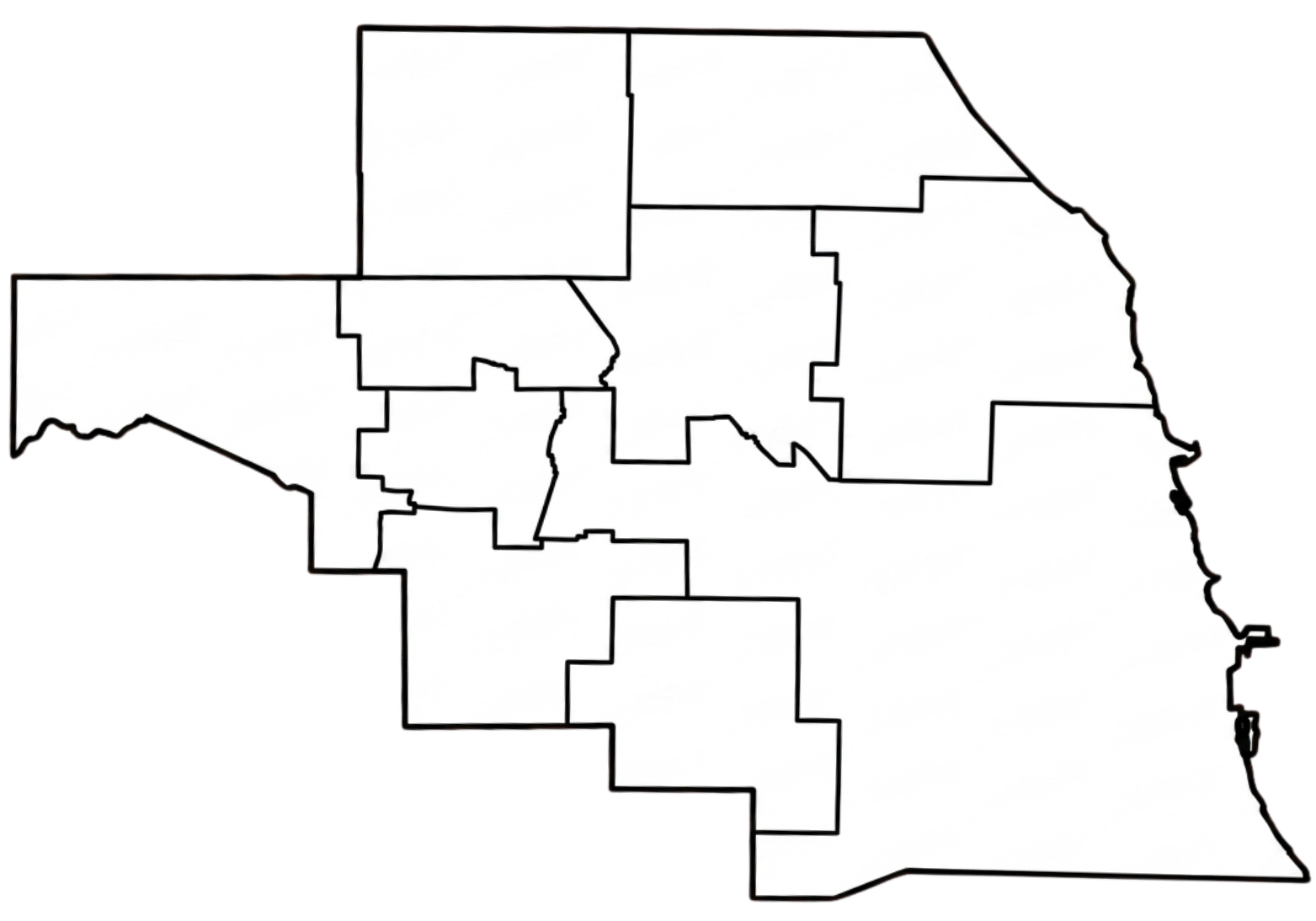 Regional Service Area Map